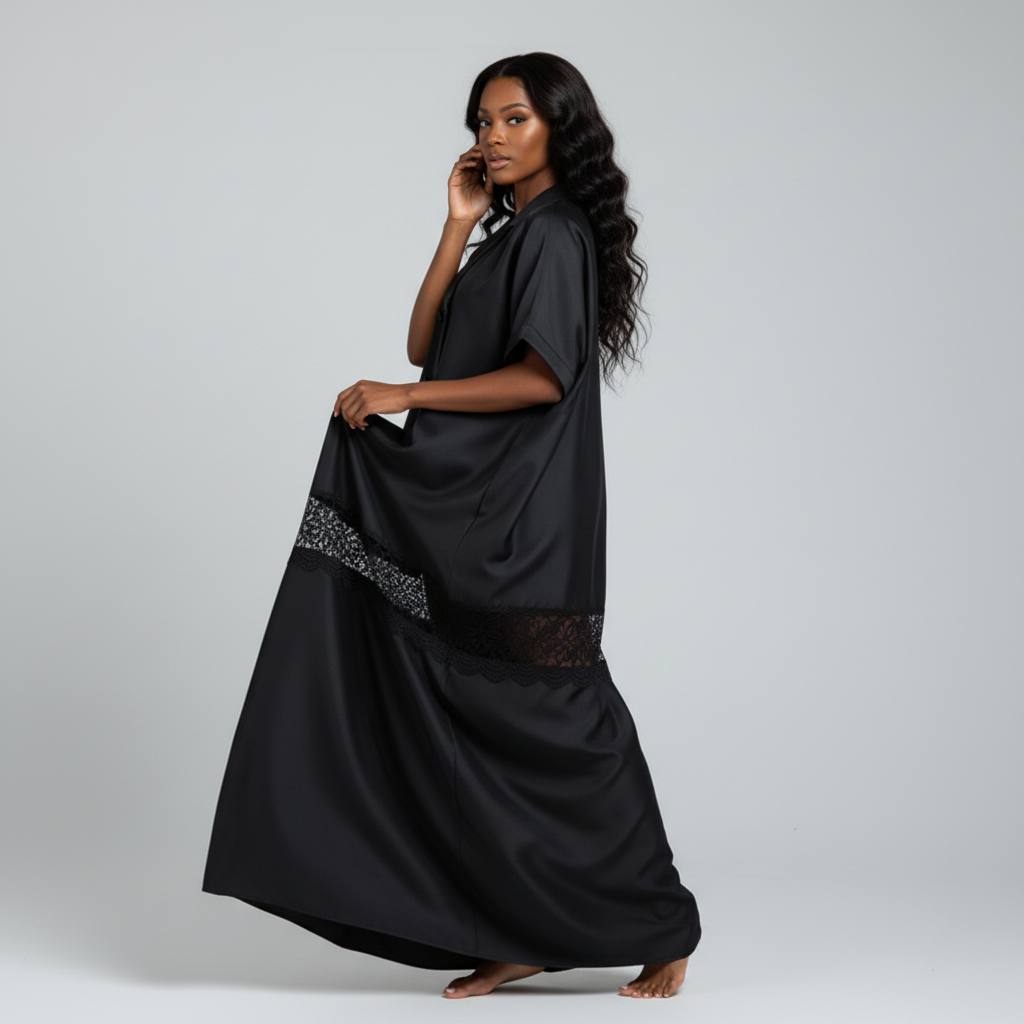 Zuri Boubou (Black Mikado) - Image 2