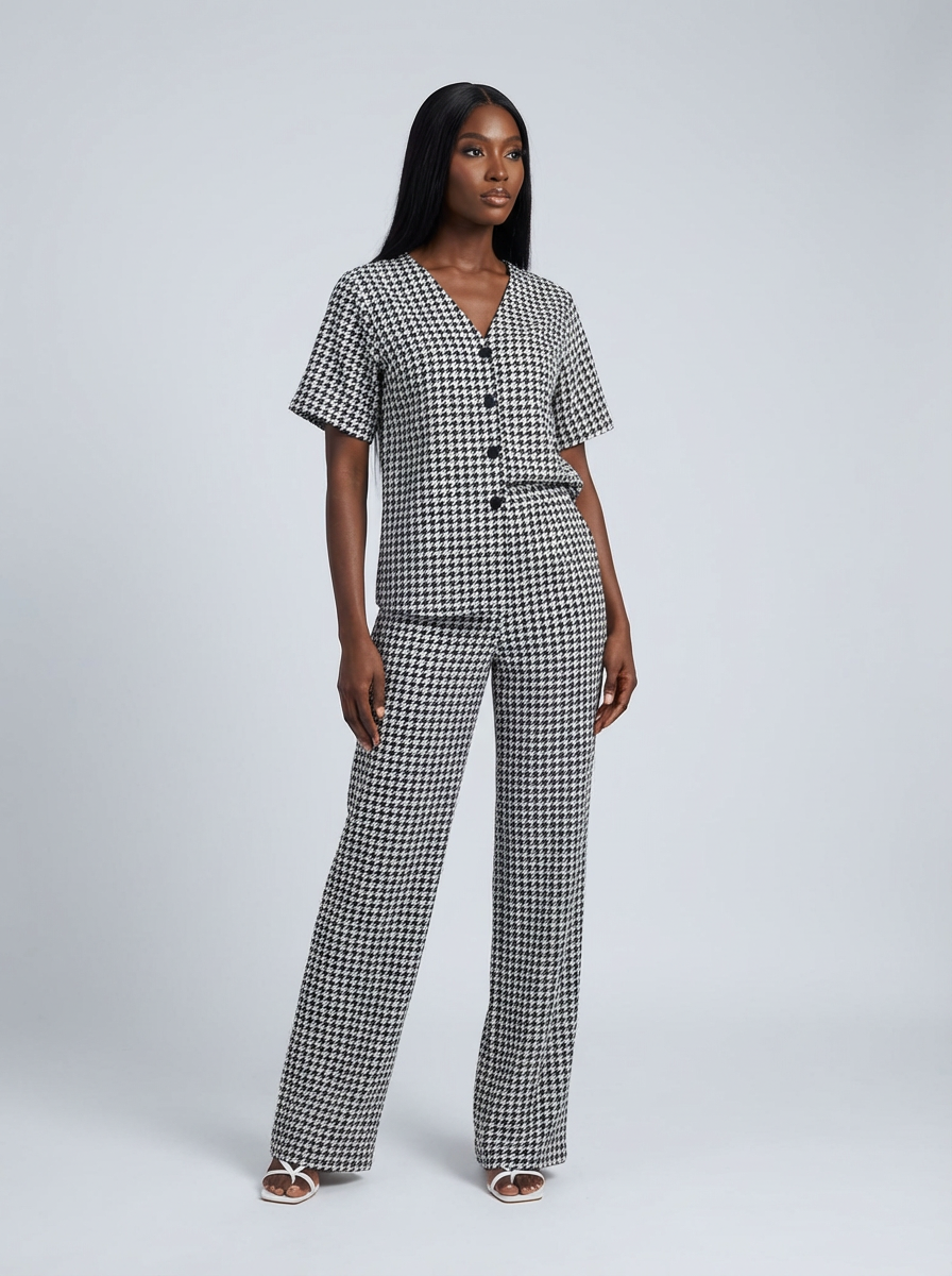 Houndstooth Set(Silk) - Image 2