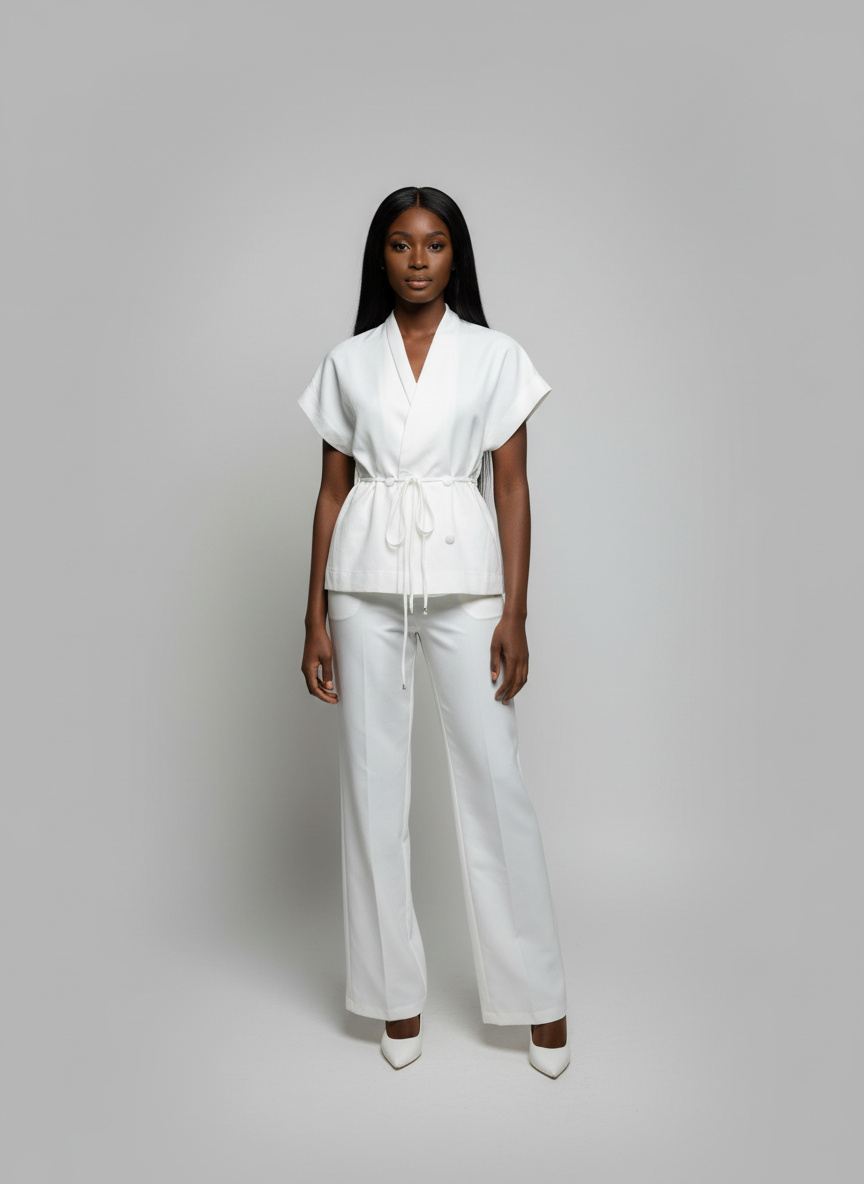 Alona Two-Piece(Black & White) - Image 2
