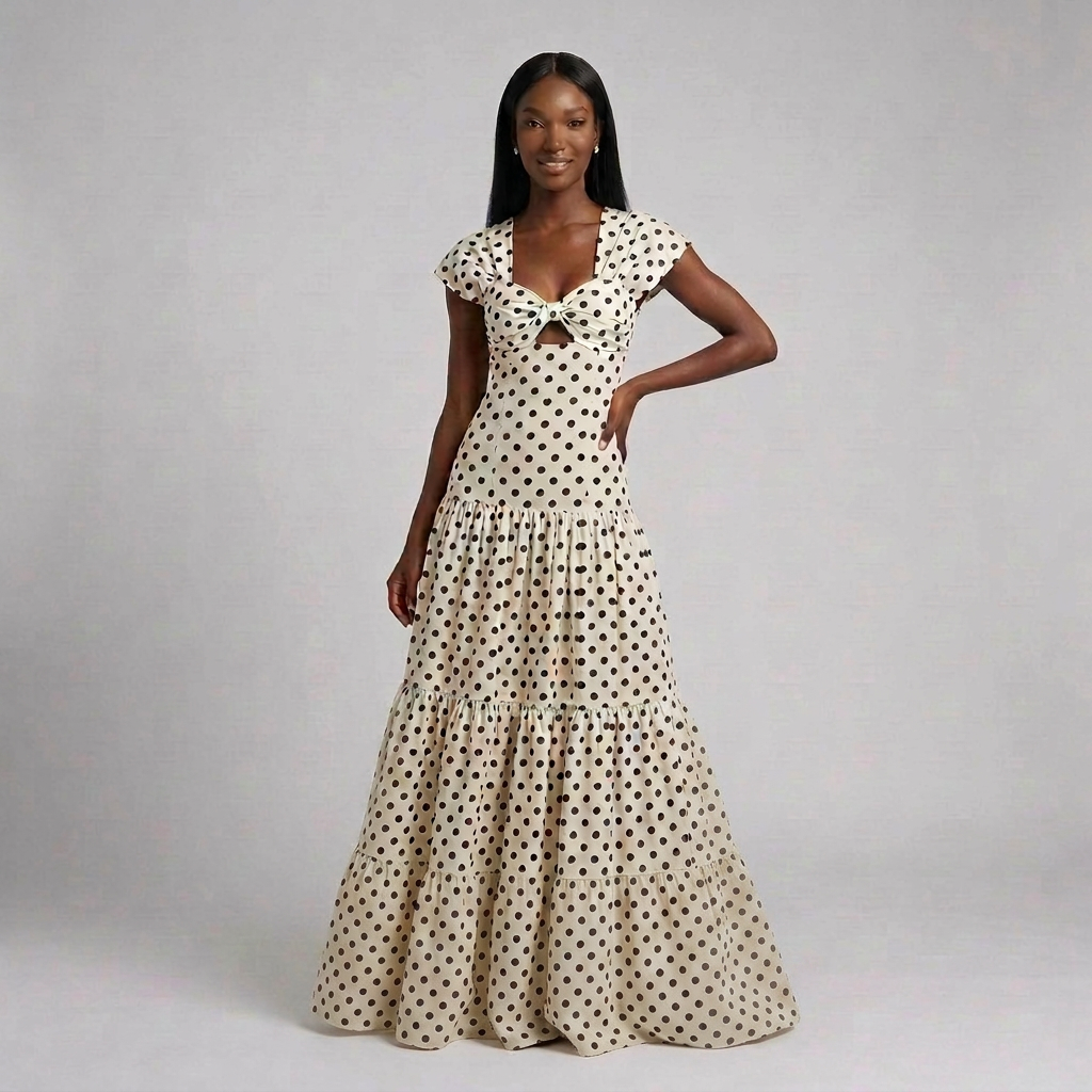 Arabelle Polka dot Dress - Image 2